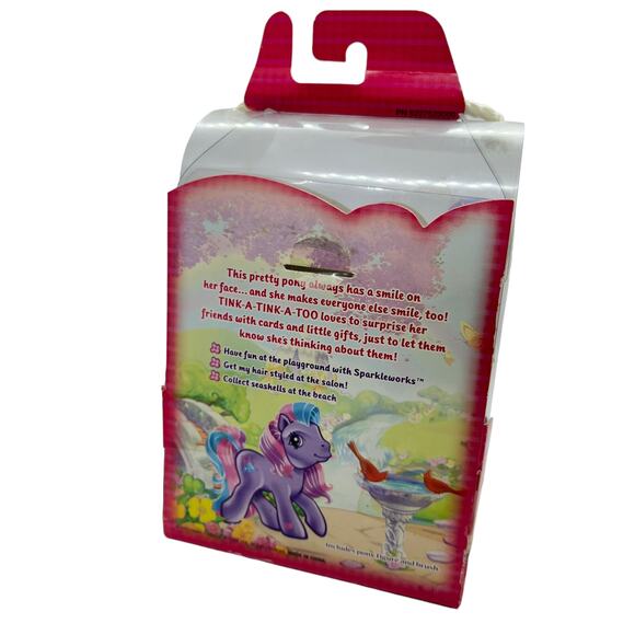 My Little Pony Tink A Tink A Too Purple Pony In Open Box New with Dusty Box 2003 - Picture 6 of 15